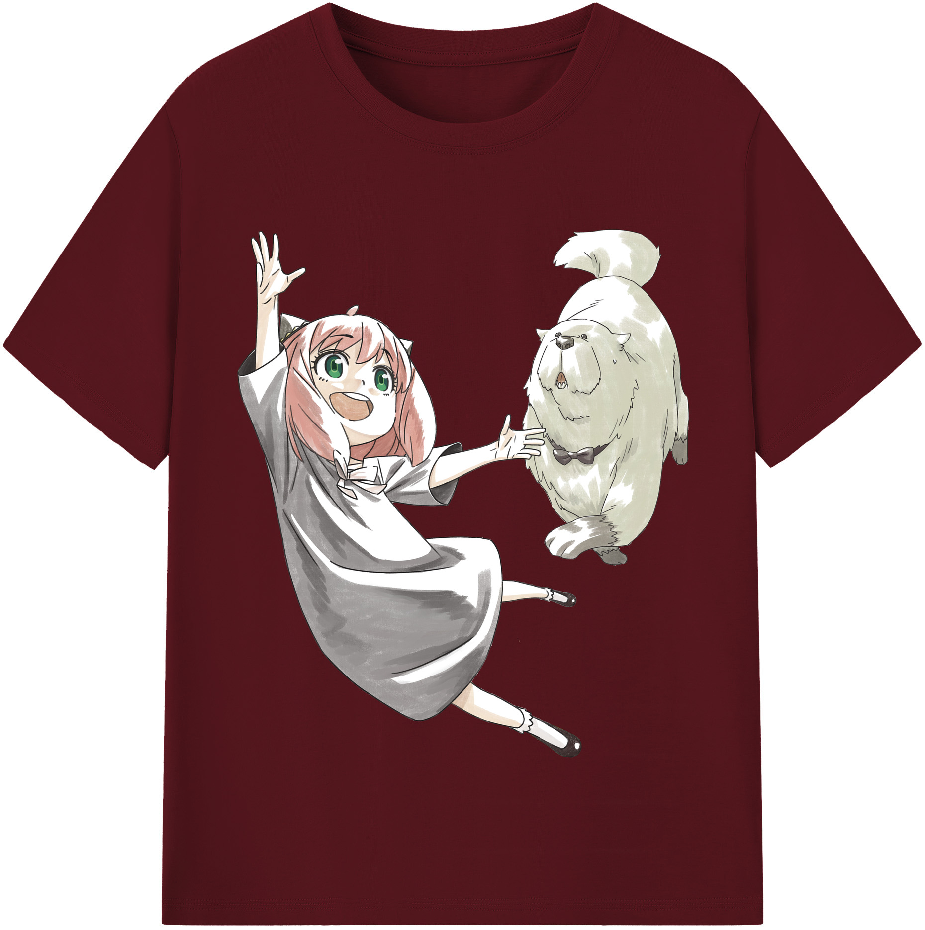（画像用） SPY×FAMILY间谍家家酒 綿100％半袖Tシャツ（フロントプリント）